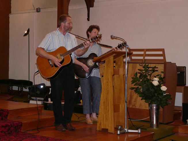 Deux professeurs, guitaristes